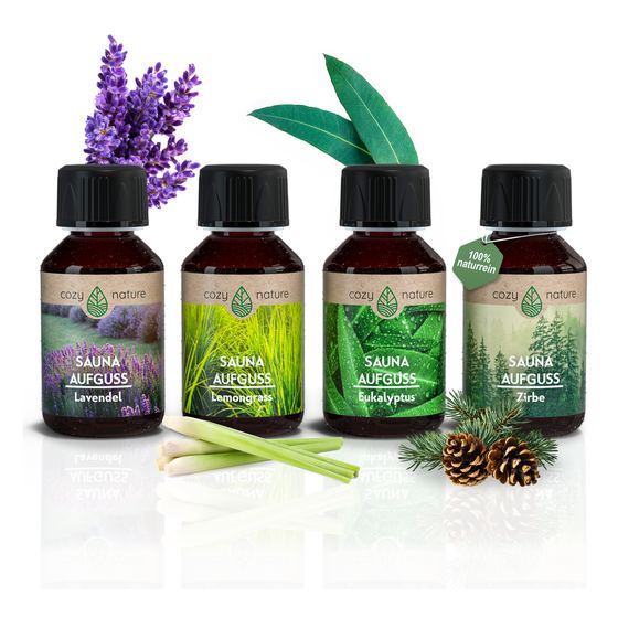 Saunaaufguss-Set, 4 × 100 ml
